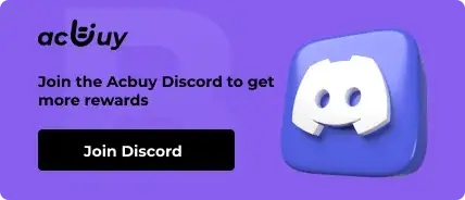 Acbuy Spreadsheet activity banner: Join the ACBUY Discord to get more rewards